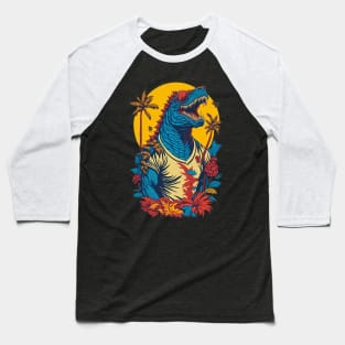 Retro Godzilla Baseball T-Shirt